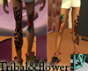 Tribal & Flower Tattoo