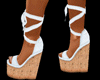 *L Hot Lace White Sandal