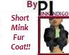 PI - Short Mink Fur Coat