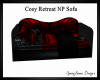Cozy Retreat Red/Blk NP