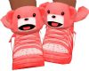 Red Teddy Beat Shoes
