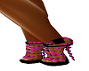 [SL]Pink Plaid Heels