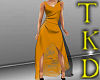 Orange Lace&Gem Dress