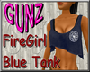 @ FireGirl Blue Tanktop