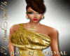 Gold long Dress