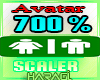 700 % Avatar Scaler