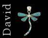 Opal Dragonfly pendant