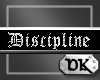 DK- Discipline Sticker