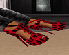Diva Red Leopard Heels