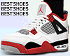 4's fire red 2021 M