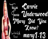 CU-Mary Did You Know?