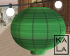 !A Green china lamp