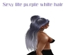 Lite Purple Silver hair