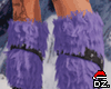 D. Gab Fur Boots - Lilac