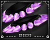 !D! Spike Cuff Set Lilac