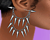 L* Silver Spiky Earring