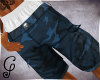 Cargo Shorts Camo Blue