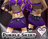 [wwg] Metal skirt purple