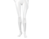 white shine leggings