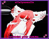 WE! ears heart white red