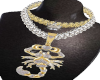SCORPIO DLD DIAM NECKLAC