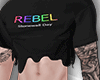 Rebel T-Shirt + Tattoo