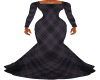 Black Plaid Siren Dress