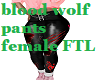 blood wolf pants female