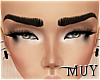 m. Thick Black Eyebrows