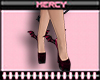 ♥|pink batty heels