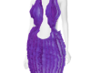 Backless maxi Purple