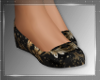 FLAT SHOES BLACK GOLD