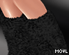 Black Fur Boots
