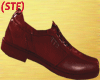 (STF) Red Brown shose