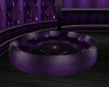 purple round chat couch