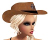 (K)  western brown  hat