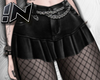 !N│ Leather Mini Skirt
