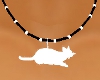[C] Laying Cat Necklace 