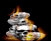 Flaming Skulls *Animated