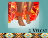 V: Orange Ankle Lillies