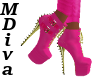 (MDiva) Pink short Boots