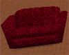 Red Satin Couch