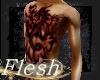 Dragon chest tattoo