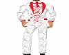 Red&White Full Suit