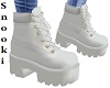 Platform Boots White