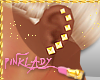 <P>Gold Stud Earrings