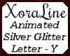 (XL)Silver Glitter - Y