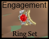 D n R Engament Ring Set