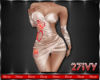IV.Glitter PVC Dress_Nud
