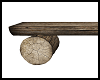 Wood Log Bench